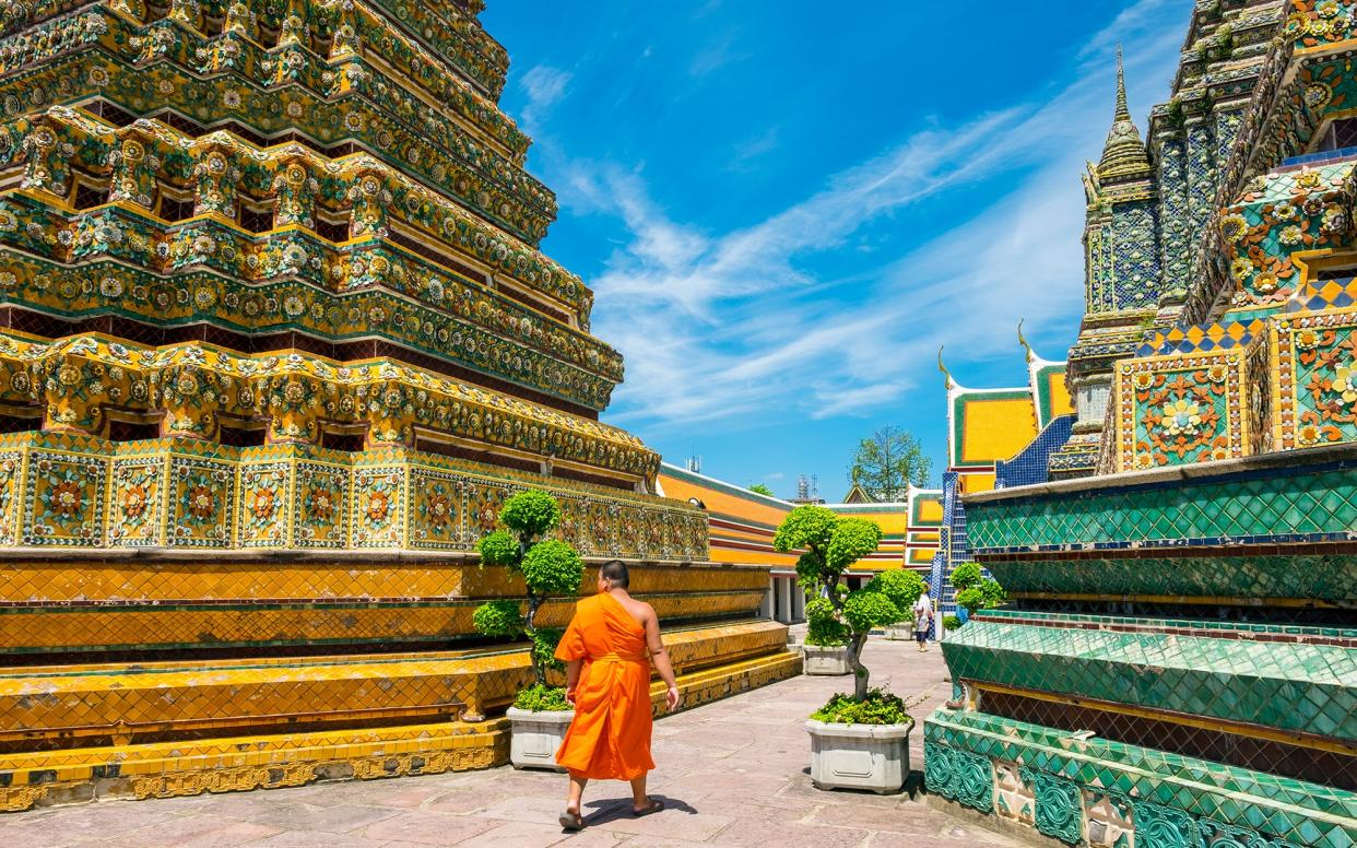 Spend a day exploring Bangkok's spectacular temples, many of which are within walking (or tuk-tuk) distance of each other - This content is subject to copyright.