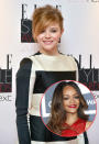 <b>Chloe Moretz:</b> “I love Rihanna! I’m going to say yes [to shaving one side of my head like her] … for a role.”