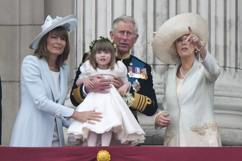 Carole Middleton, Prince Charles, Holding Bridesmaid Eliza Lopes And The Duchess Of Cornwall -Credit:UK Press via Getty Images