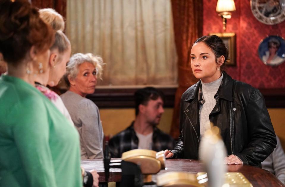 elaine peacock, linda carter and lauren branning in eastenders