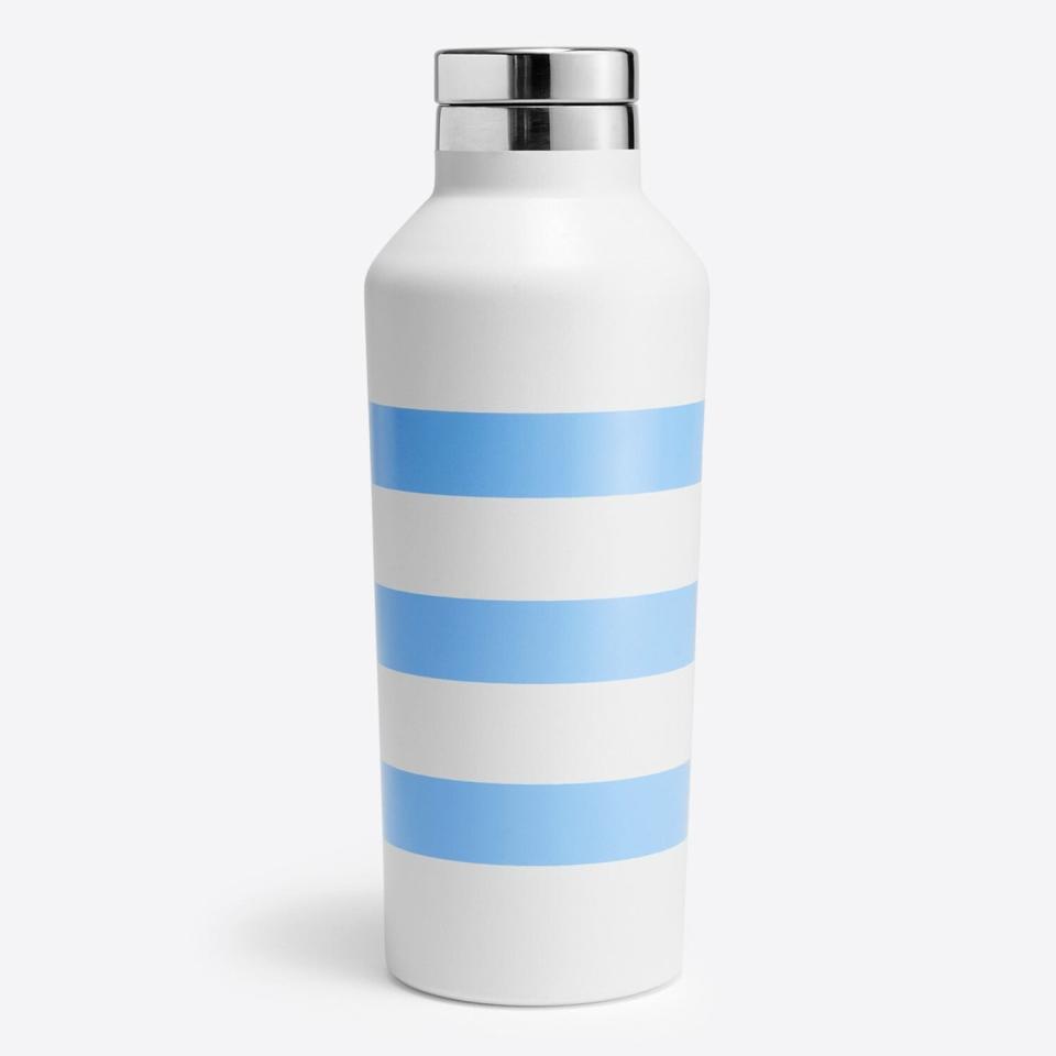 Draper James Awning Stripe Stainless Travel Water Bottle