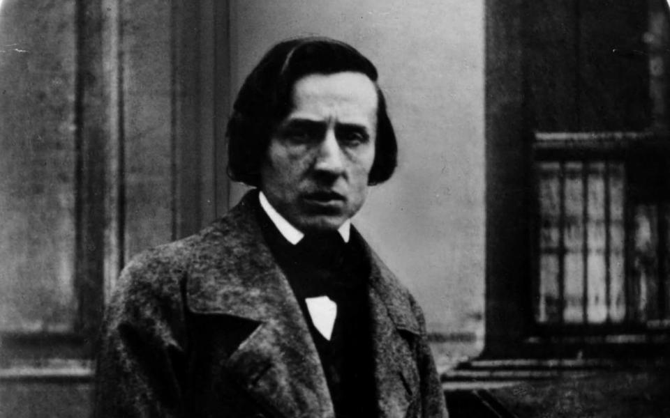 A daguerrotype of the composer Chopin shortly before his 1849 death - Getty