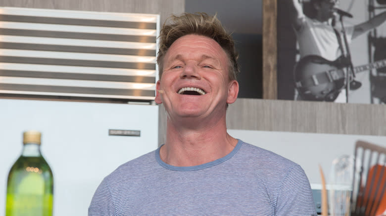 Gordon Ramsay laughing