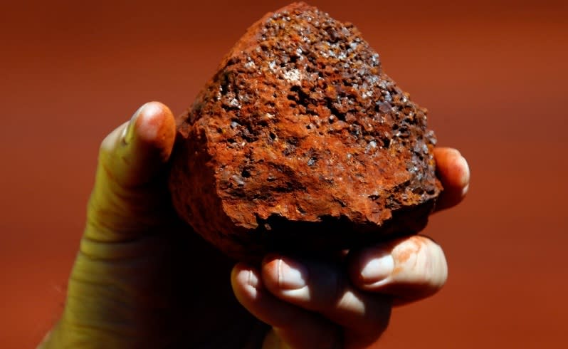 Iron ore miners hit by price falls