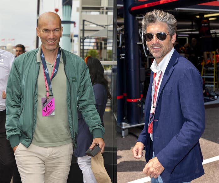 Zidane y Patrick Dempsey