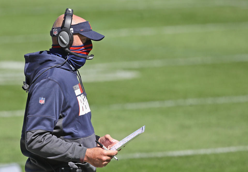 Head coach Matt Nagy of the Chicago Bears