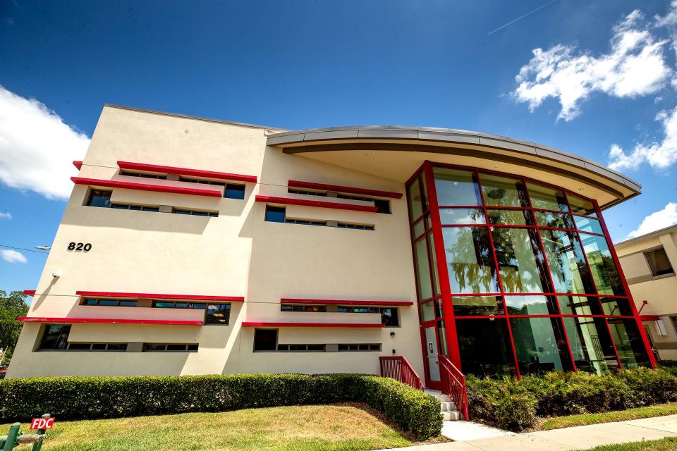 The Jean and Sal Campisi Sr. Academic Center for Physical Therapy opened in 2019. It was one of several new buildings to rise during Anne Kerr's tenure as president of Florida Southern College.