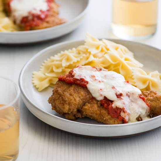 Rye-Crusted Chicken Parmesan