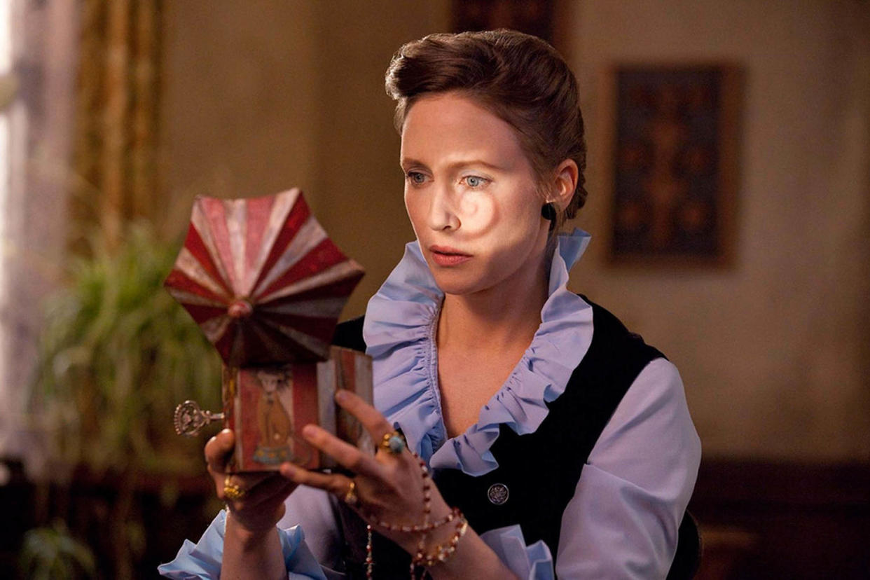 Vera Farmiga as Lorraine Warren in The Conjouring, 2013. (Alamy)