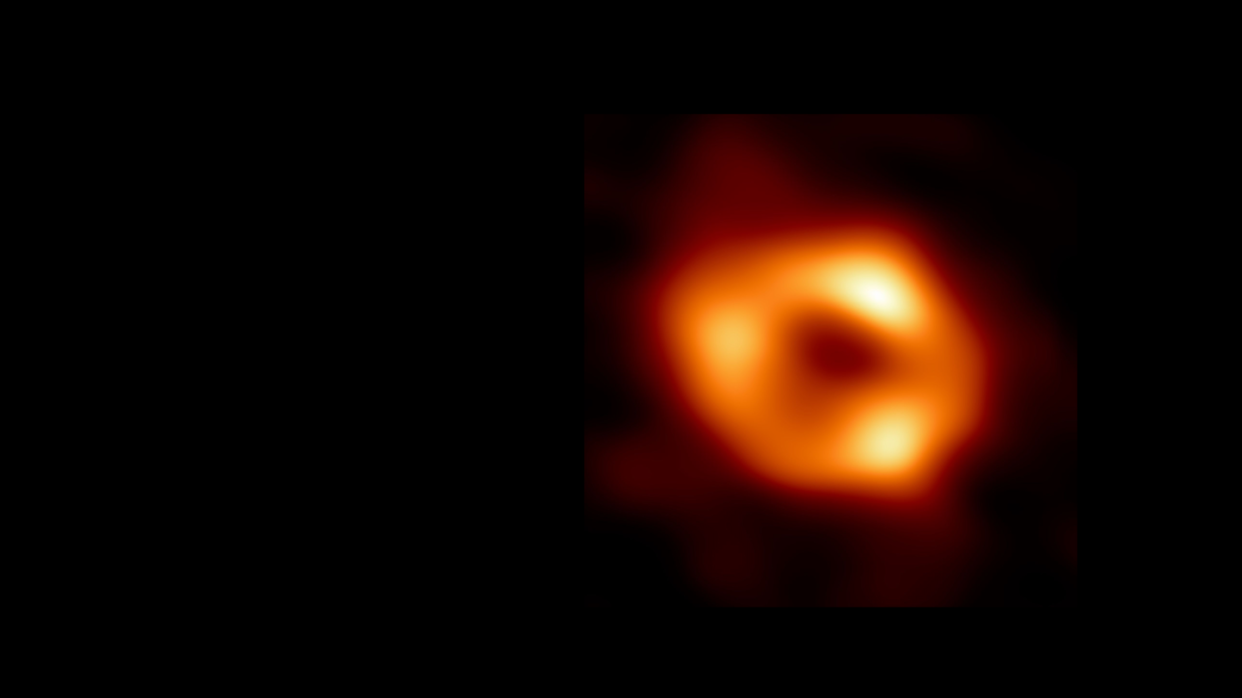 <span class="caption">Imagen del agujero negro Sagitario A*.</span>