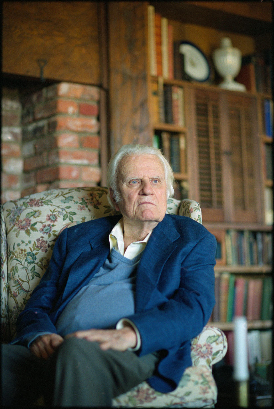 The Rev. Billy Graham at his home in Montreat, N.C. in 2007.