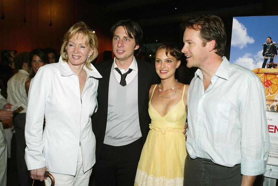 Smart With Co-Stars At "Garden State" Premiere