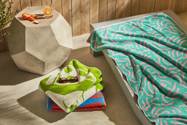 Brooklinen Dropped the Cutest Beach Towels & They're Already on