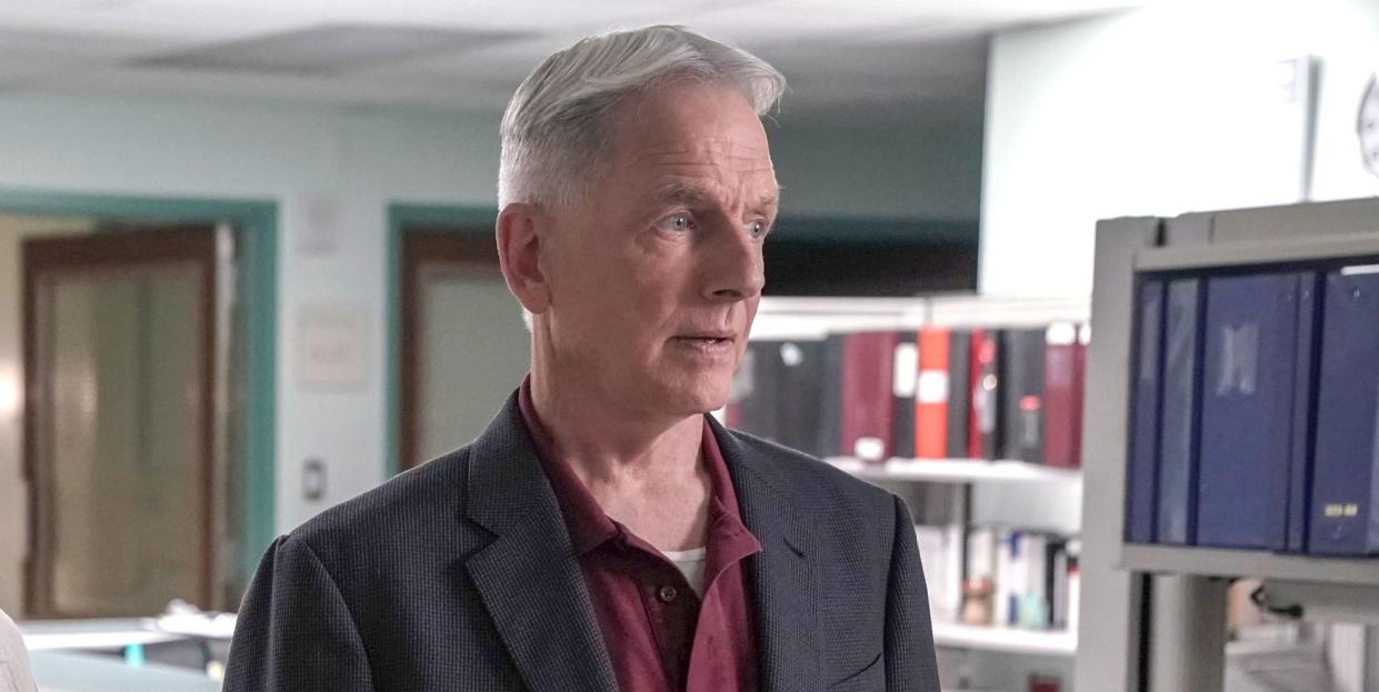 mark harmon as gibbs, ncis