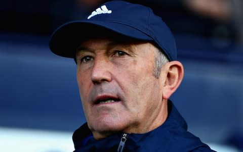 Pulis looks on - Credit: Getty Images