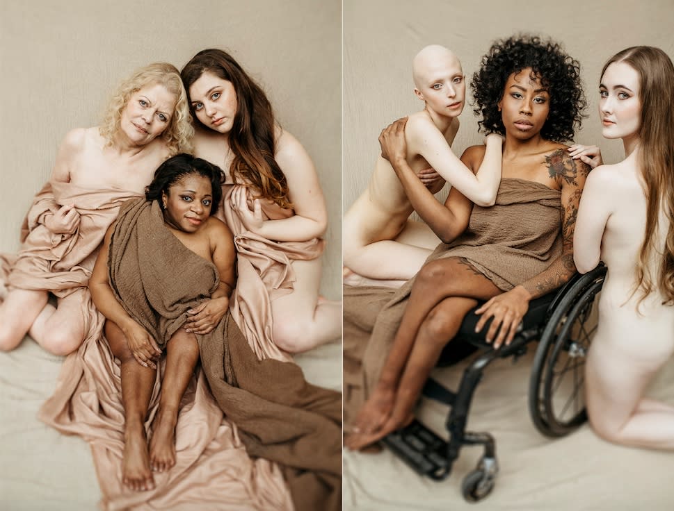 A model agency has celebrated International Women's Day in the best way (Shelley Richmond/Zebedee)