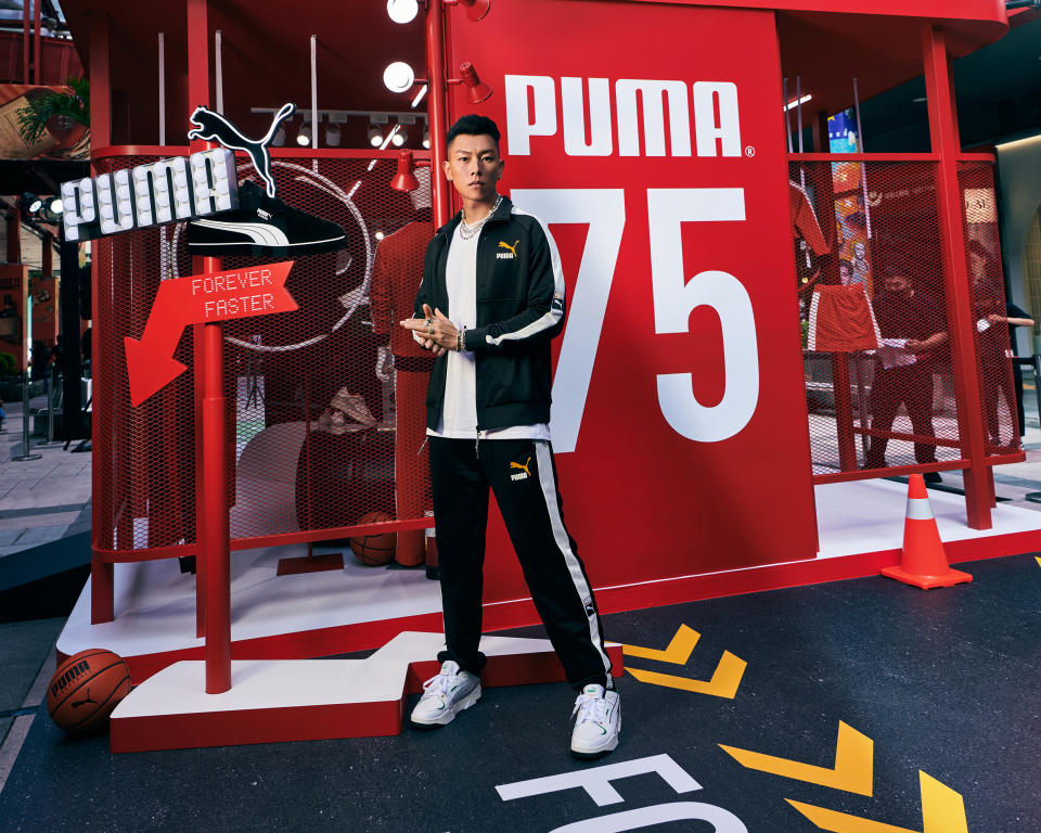 瘦子E.SO也感性說到：趁 PUMA 生日借一個願望，希望我們都可以繼續秉持 PUMA Forever Faster 的品牌精神！圖片來源：PUMA