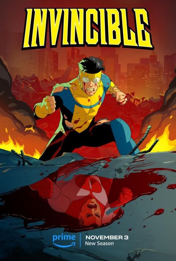 Poster oficial de 'Invincible' temporada 2