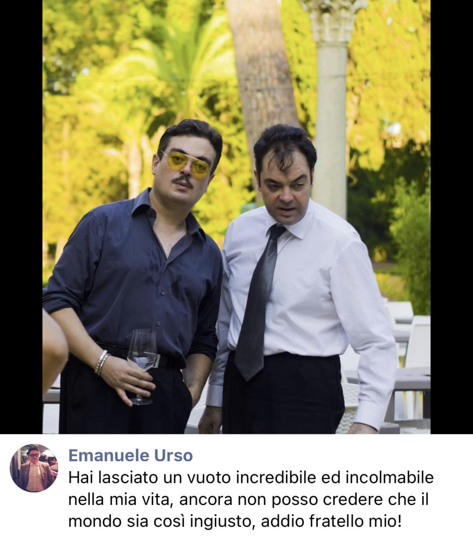Emanuele e Adriano Urso (Facebook)