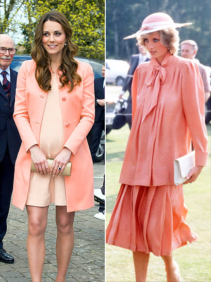 <p>Diana's favorite silhouette – flowing, with that signature tie neckline – looks as appropriate in the '80s as Kate's sheath is every bit on-trend for 2013, paired with a <span>Tara Jarmon</span> coat and clutch for <span>a charity visit</span>. <strong>Get Kate's Look!</strong> BOSS Demisana Sheath Dress, $218; <span>saksfifthavenue.com</span> Eliza J Crepe Sheath Dress, $148; <span>shopbop.com</span> Rosie Pope Cammie Dress, $168; <span>nordstrom.com</span> Sienna Textured Coat, $203; <span>bodenusa.com</span></p>