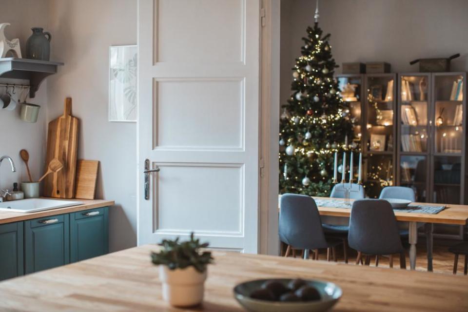 To maximise the festive cheer, when setting up the Christmas tree, choose a spot in view of the living room or dining table.