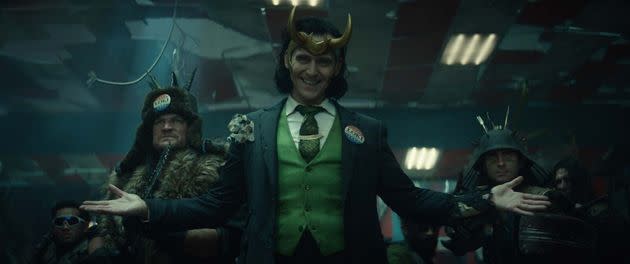 Loki, joué par Tom Hiddleston, dans la série Marvel diffusée sur Disney+ (Photo: Marvel Studios)