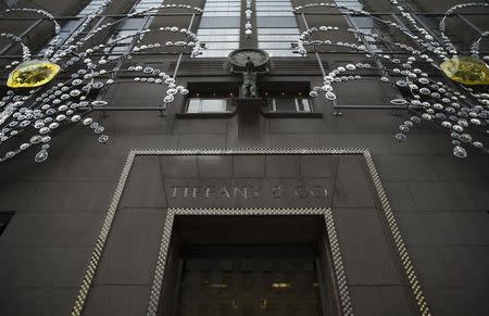 The Tiffany and Company flagship store is seen on Fifth Avenue in New York, November 24, 2014. REUTERS/Mike Segar