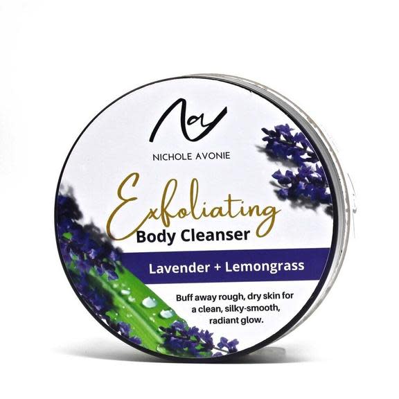 <p><a href="https://nicholeavonie.com/products/exfoliating-body-cleanser-lavender-lemongrass" rel="nofollow noopener" target="_blank" data-ylk="slk:Shop Now;elm:context_link;itc:0;sec:content-canvas" class="link rapid-noclick-resp">Shop Now</a></p><p>Nichole Avonie</p><p>$28.50</p><p>Nichole Avonie</p><span class="copyright">Nichole Avoine</span>