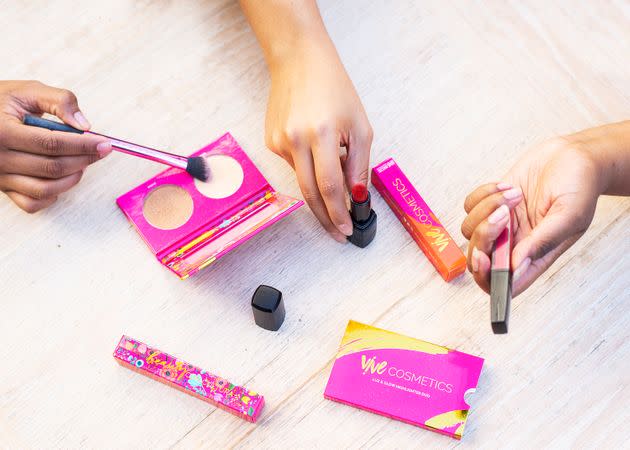 The cruelty-free, vegan products from Vive Cosmetics were created by Latinas for Latinx people. (Photo: Yarcenia Garcia)