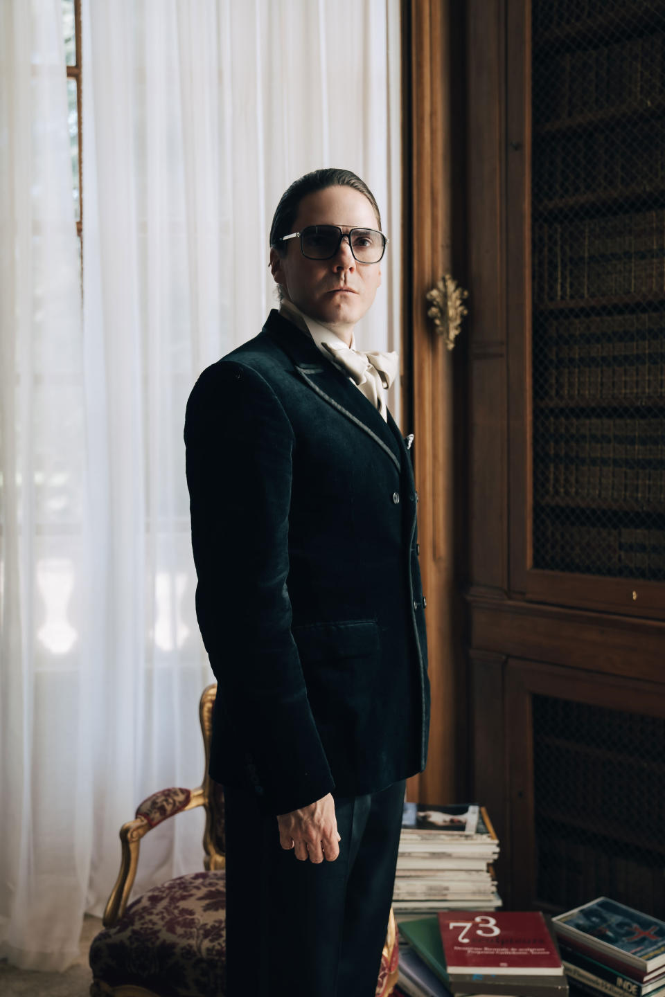 Daniel Brühl as Karl Lagerfeld.