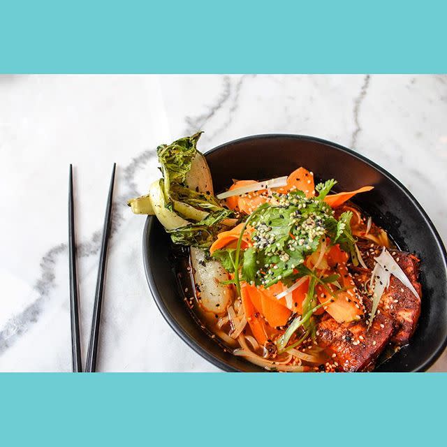 <p>This Soho-based vegetarian institution is known for its trailing queues at dinner and lunch, as well as its hearty vegan and vegetarian cuisine. It's a must-try for any vegan who finds themselves in the capital. </p><p><em>Multiple locations</em></p><p><a rel="nofollow noopener" href="http://www.mildreds.co.uk/" target="_blank" data-ylk="slk:Book now;elm:context_link;itc:0;sec:content-canvas" class="link ">Book now</a></p>