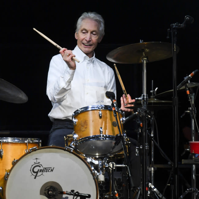 Charlie Watts en un concierto de 2017 credit:Bang Showbiz