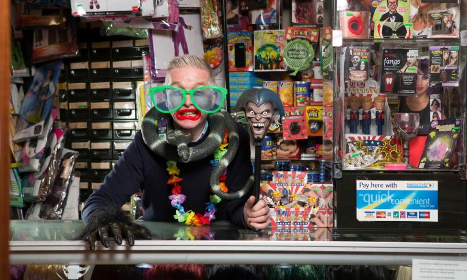 Graham Williams behind the counter at Dinsdales in Hull