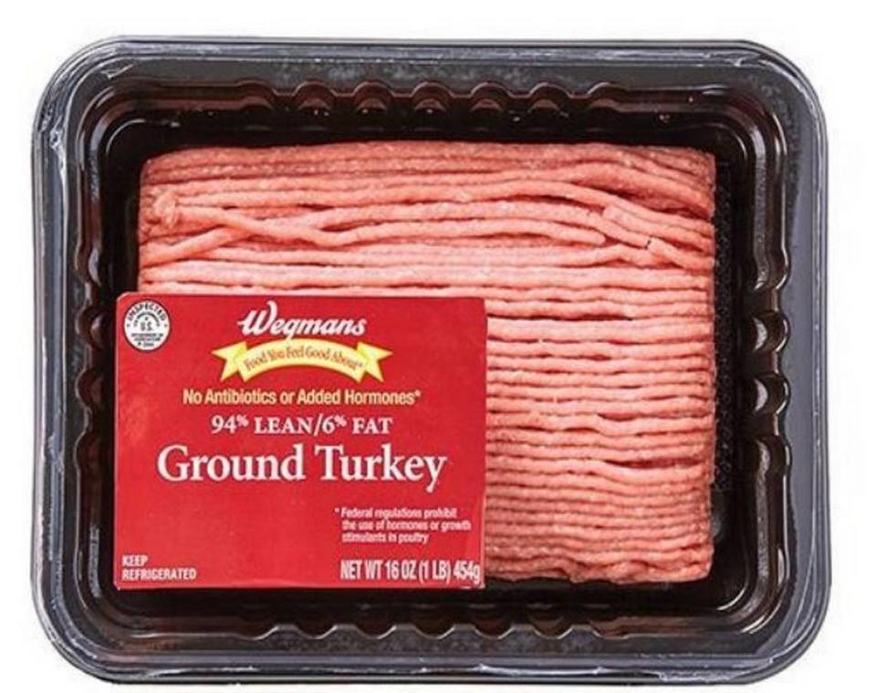 Wegmans ground turkey in 1-pound packs