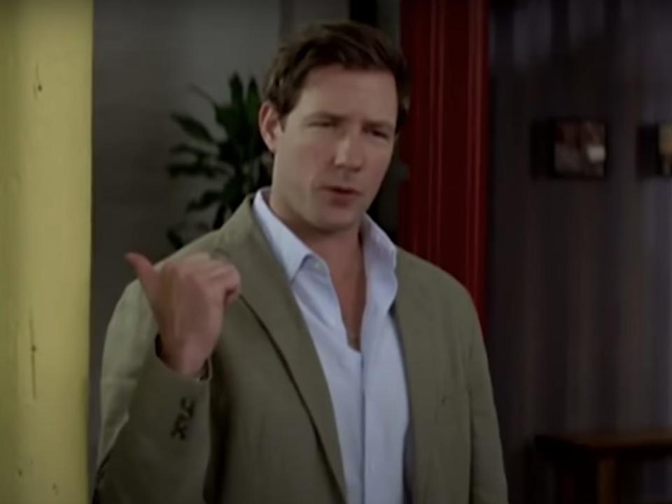 Edward Burns in "27 Dresses."