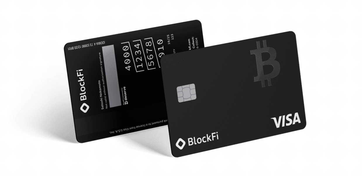 BlockFi is releasing a bitcoin rewards Visa card in 2021. (Image via BlockFi)