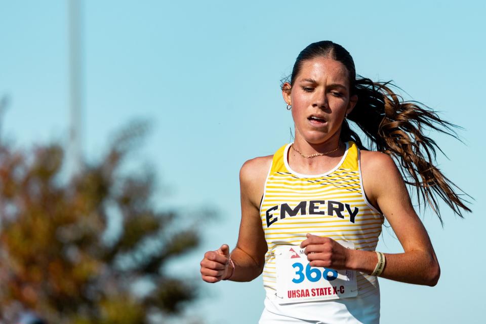 3A runners compete in the state high school cross-country championships at the Regional Athletic Complex in Salt Lake City on Tuesday, Oct. 24, 2023. | Megan Nielsen, Deseret News