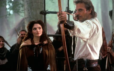 The story of Robin Hood was brought to the big screen in a film starring Kevin Costner - Credit: Moviestore Collection /Rex