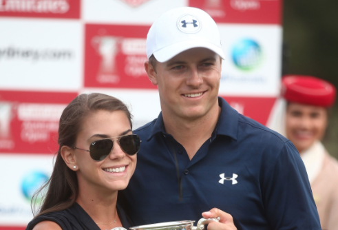 Jordan Spieth apparently proposed to his longtime girlfriend Annie Verret on Christmas Eve. (Getty)