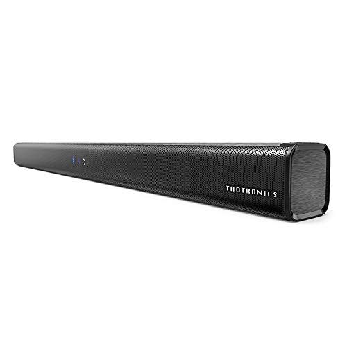 Soundbar, TaoTronics Three Equalizer Mode Audio Speaker for TV, 32-Inch Wired & Wireless Blueto…