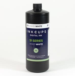 Inkcups Vivid White now has a longer shelf life of up to 12 months and is reformulated to offer 50 percent more opacity than its competitors.