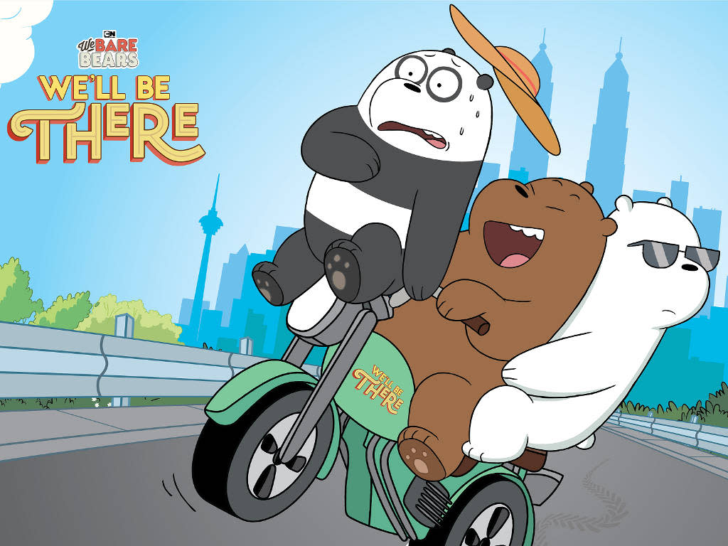 The bear bros of "We Bare Bears" are having fun touring Malaysia!
