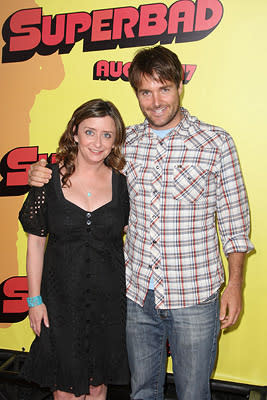 Rachel Dratch and Will Forte at the Los Angeles premiere of Columbia Pictures' Superbad