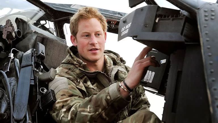 El príncipe Harry, durante su servicio en el Ejército británico