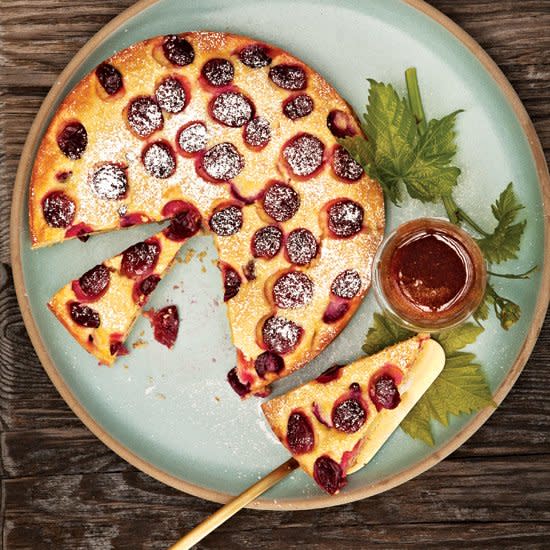 Harvest Cake with Grapes and Sangiovese Syrup