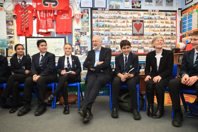 Jeremy Corbyn in Manchester