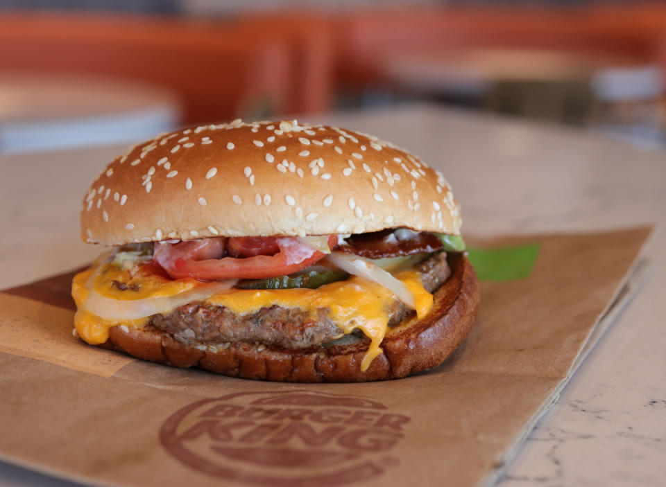 burger king cheeseburger