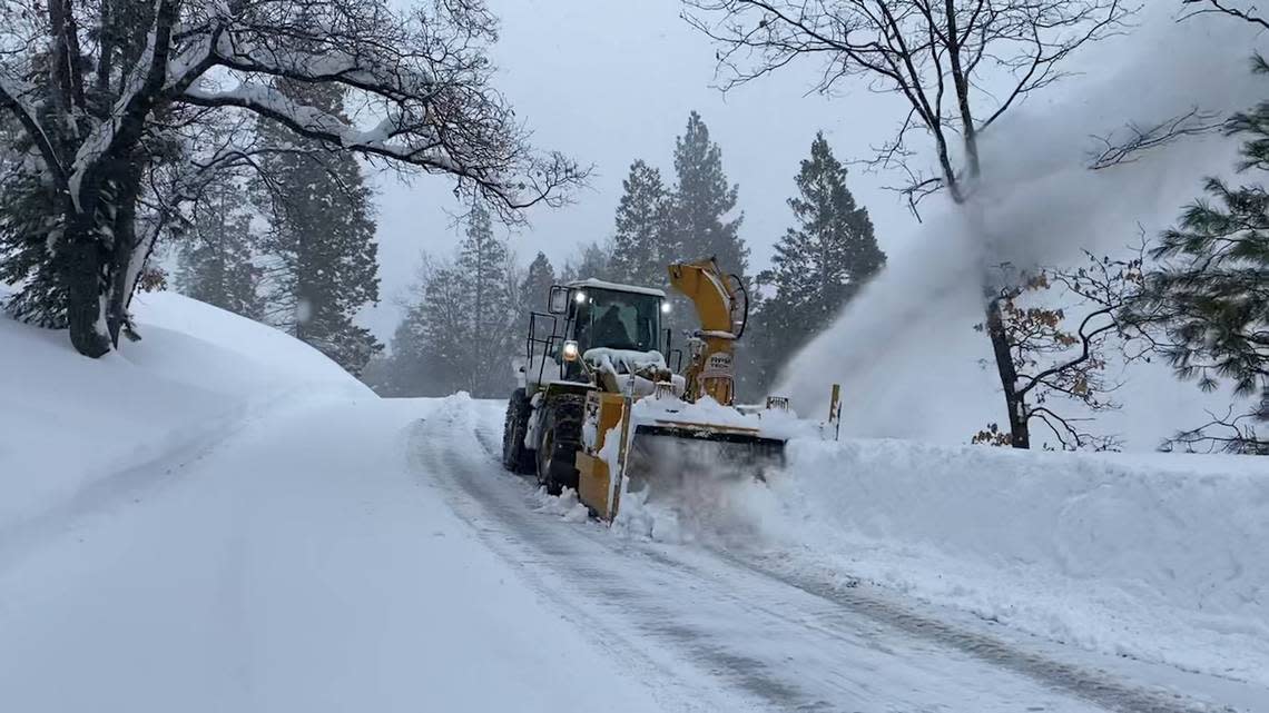 Substantial snow was forecast for this weekend in higher elevations already pounded by snowfall near Fresno, Californa. The forecast for March 4-5, 2023, called for the snow line to drop to as low as 1,300 feet.