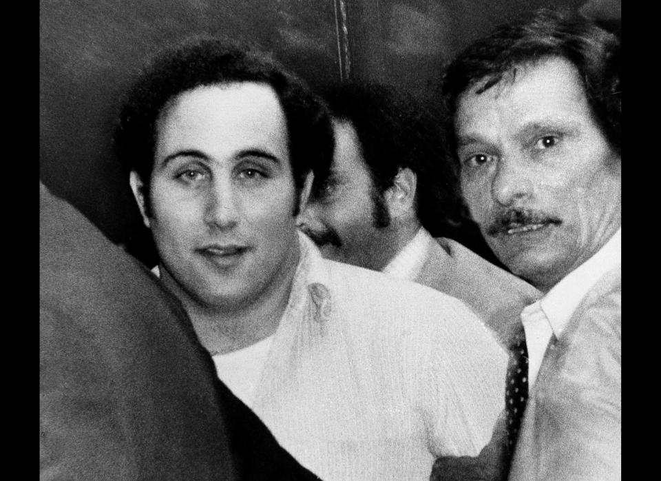 David Berkowitz, the "Son of Sam" killer, terrorized New York with six murders and several other shootings that ended with his 1977. When police arrested him, Berkowitz, a mailman, said his neighbor's dog commanded him to strike. He's in Sing Sing prison In New York serving life, though he's eligible for parole. 