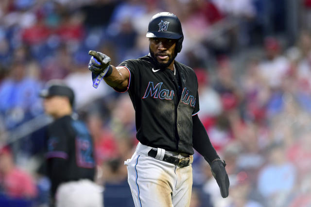 Aguilar, Marte power Marlins past Phils for twinbill split MLB